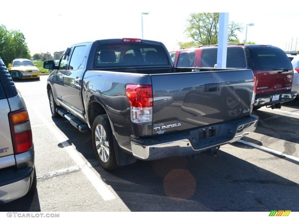 2011 Tundra Limited CrewMax 4x4 - Magnetic Gray Metallic / Graphite Gray photo #3