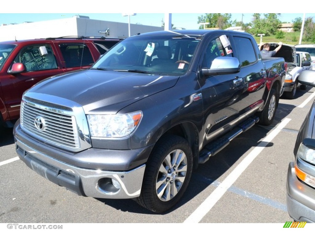 2011 Tundra Limited CrewMax 4x4 - Magnetic Gray Metallic / Graphite Gray photo #4