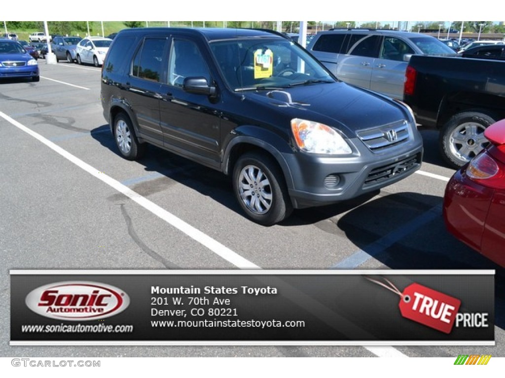 2006 CR-V EX 4WD - Nighthawk Black Pearl / Black photo #1