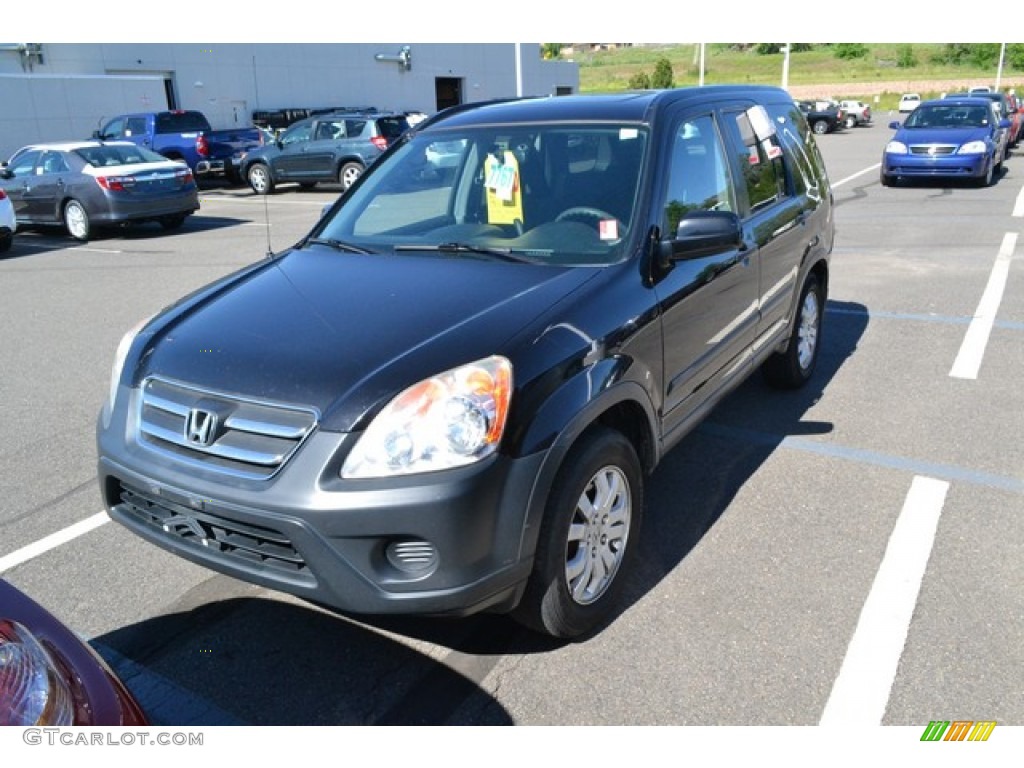 2006 CR-V EX 4WD - Nighthawk Black Pearl / Black photo #4