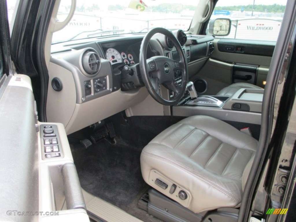 Wheat Interior 2004 Hummer H2 SUV Photo #93928385