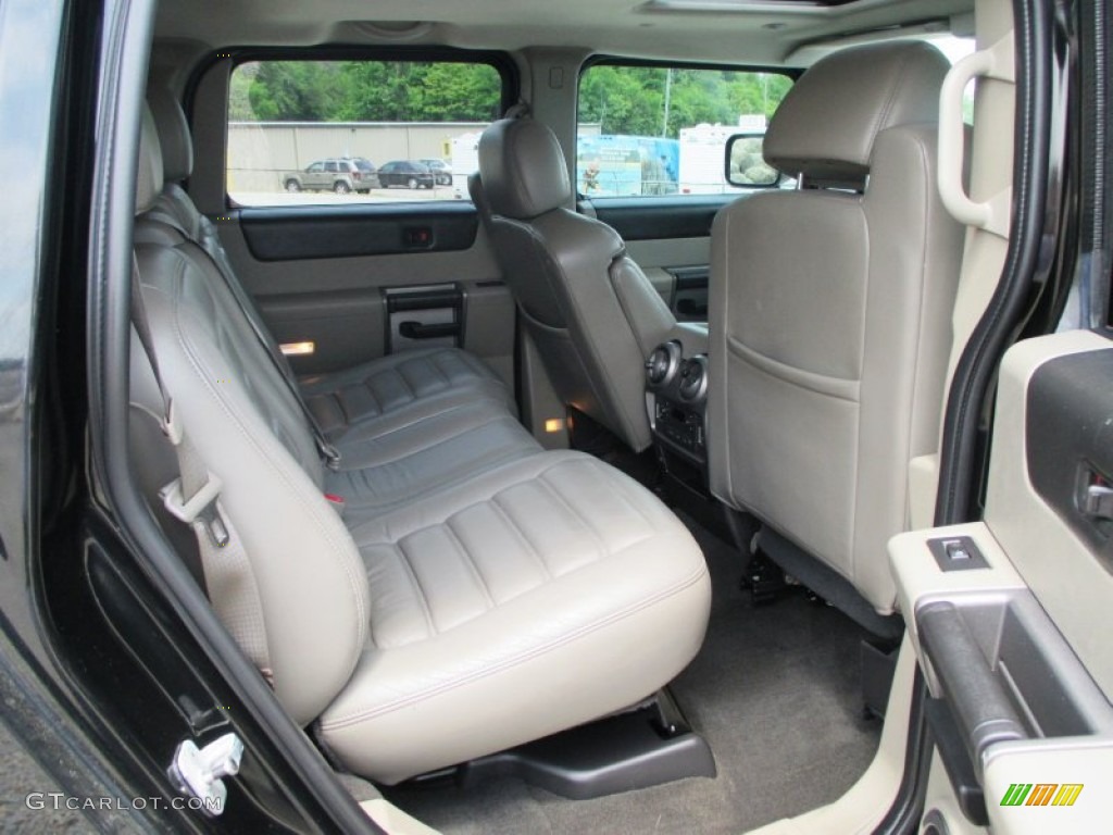 2004 Hummer H2 SUV Rear Seat Photos