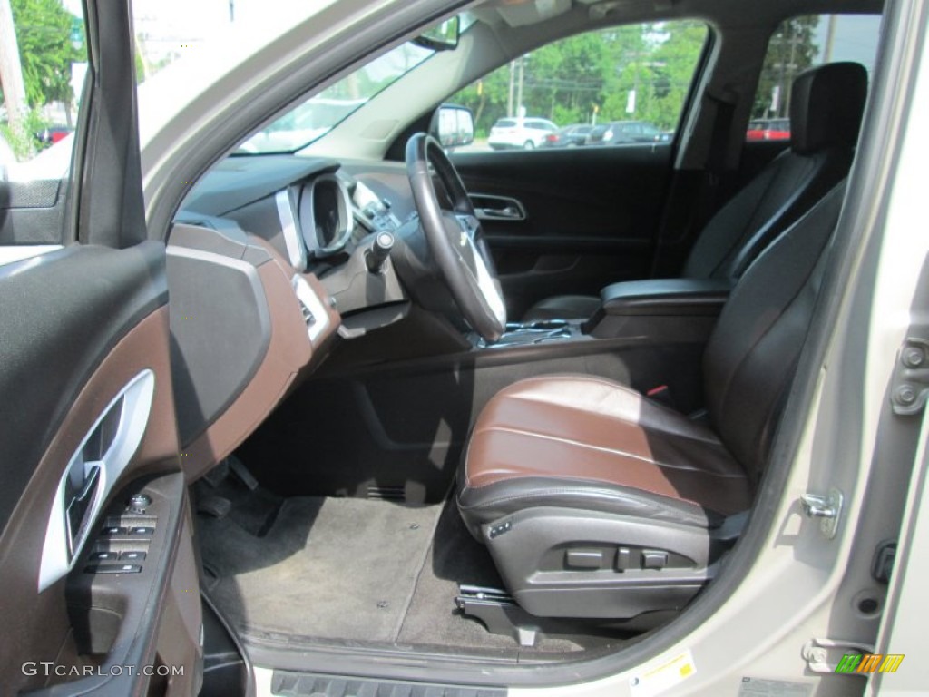 2010 Equinox LTZ - Gold Mist Metallic / Jet Black/Brownstone photo #11