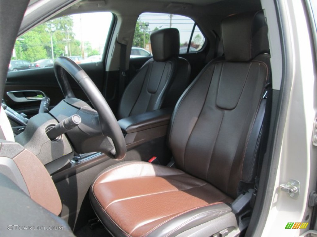 Jet Black/Brownstone Interior 2010 Chevrolet Equinox LTZ Photo #93930251