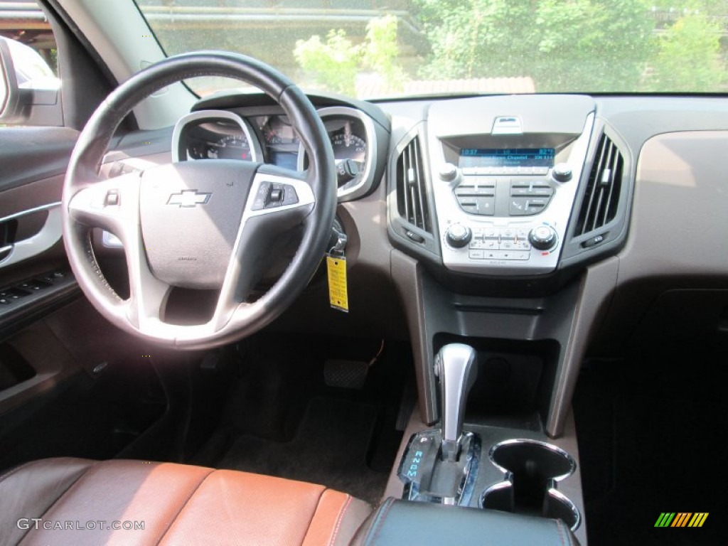 2010 Equinox LTZ - Gold Mist Metallic / Jet Black/Brownstone photo #16