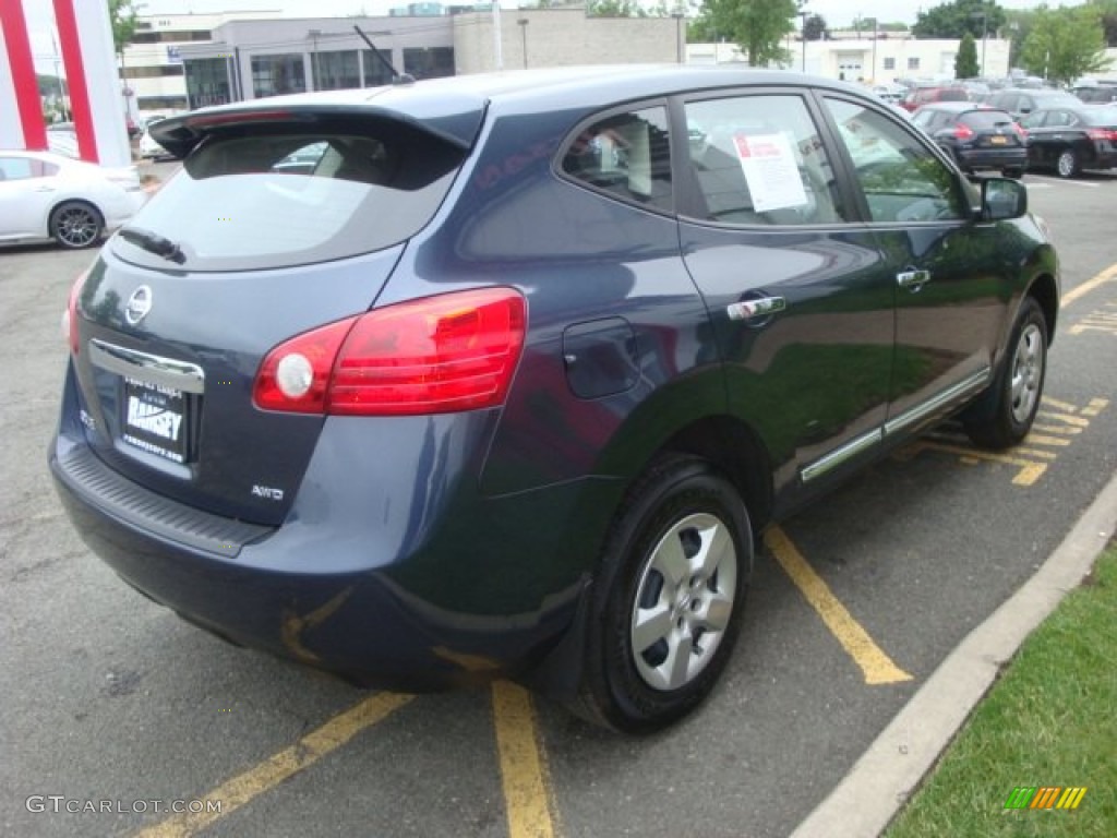 2013 Rogue S AWD - Graphite Blue / Gray photo #5