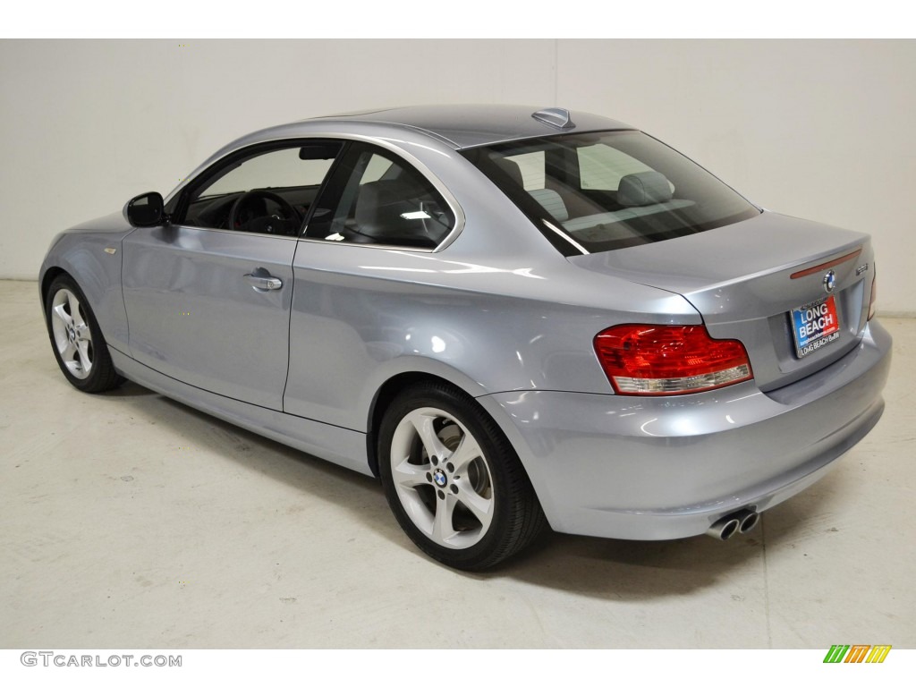 2011 1 Series 128i Coupe - Blue Water Metallic / Gray photo #6