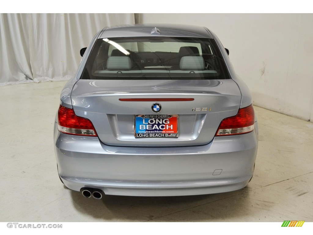 2011 1 Series 128i Coupe - Blue Water Metallic / Gray photo #7