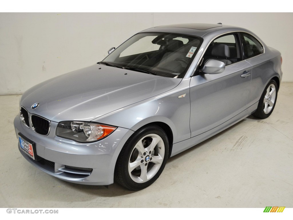 2011 1 Series 128i Coupe - Blue Water Metallic / Gray photo #9