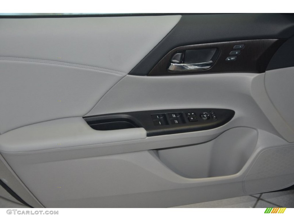 2014 Accord EX-L Sedan - Alabaster Silver Metallic / Gray photo #9