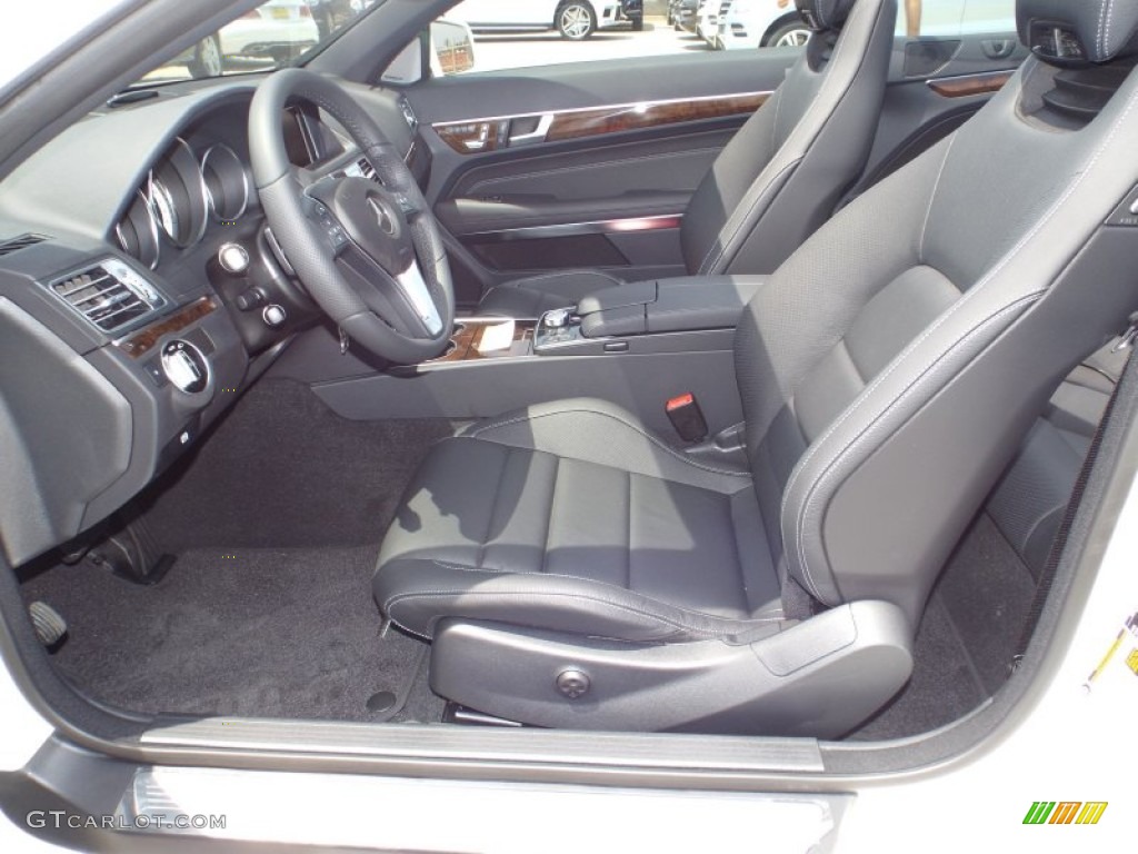2014 E 350 Cabriolet - Diamond White Metallic / Black photo #5