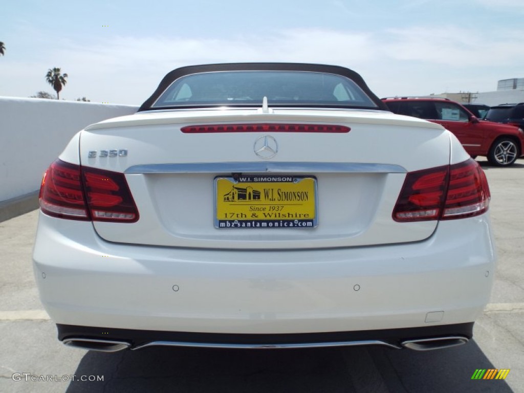2014 E 350 Cabriolet - Diamond White Metallic / Black photo #9