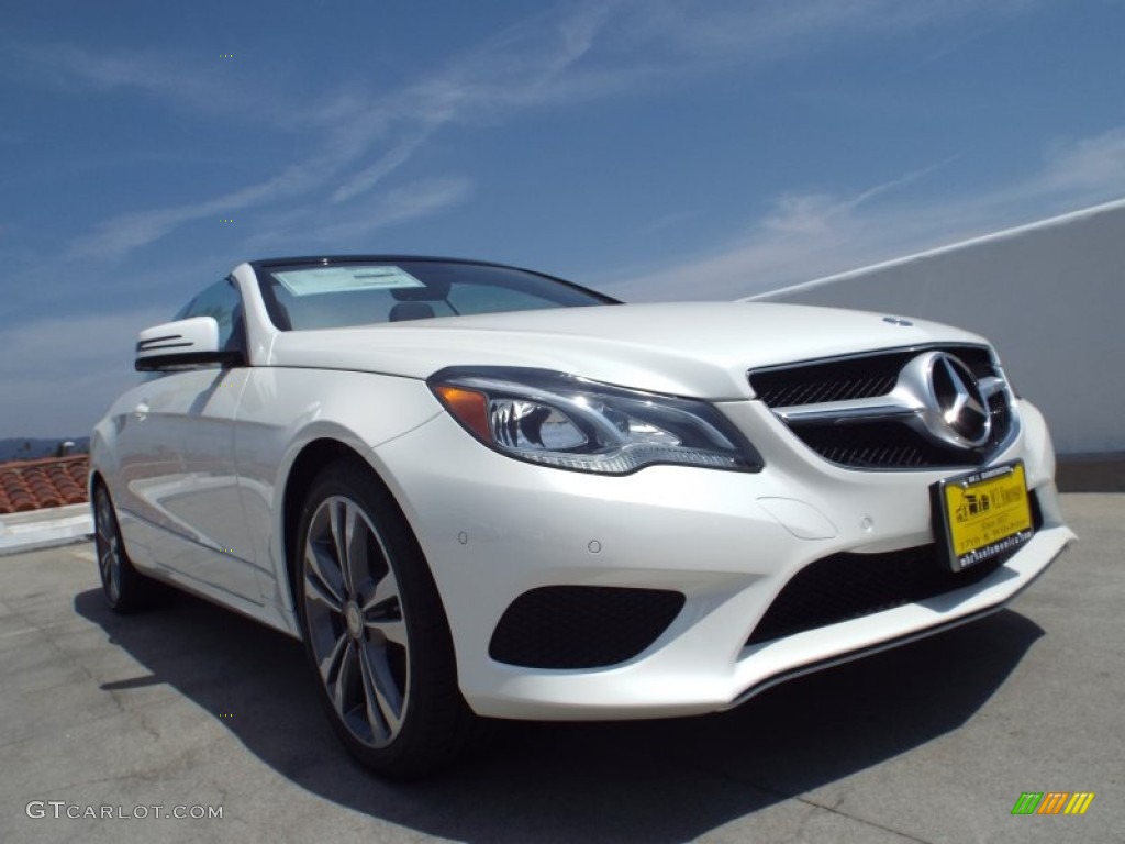 2014 E 350 Cabriolet - Diamond White Metallic / Black photo #11