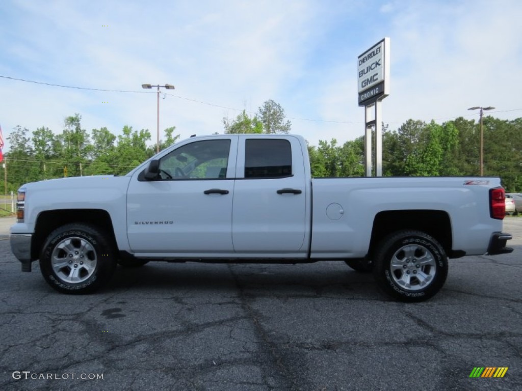 2014 Silverado 1500 LT Double Cab - Summit White / Cocoa/Dune photo #4