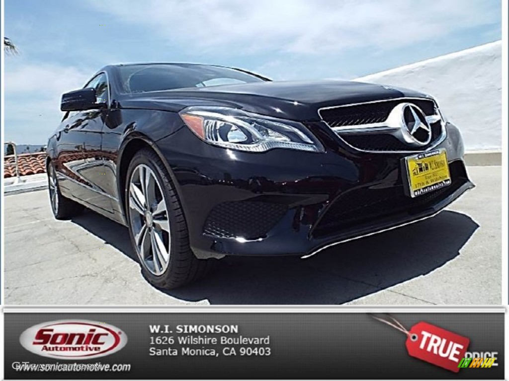 2014 E 350 Coupe - Black / Black photo #1