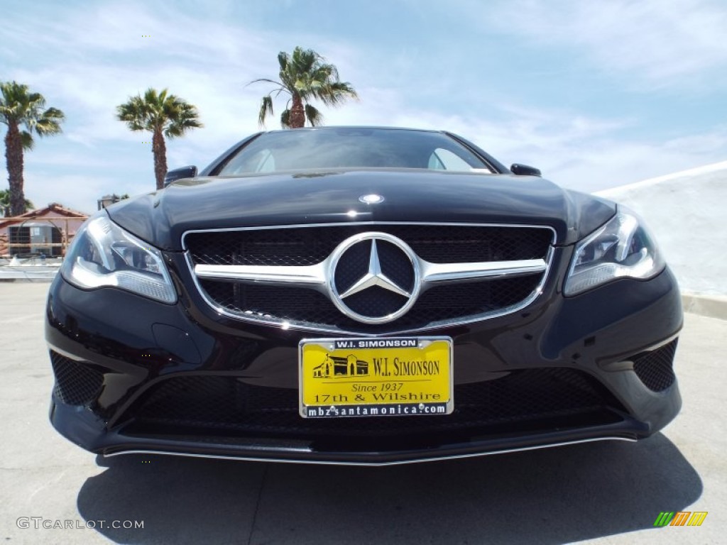 2014 E 350 Coupe - Black / Black photo #2