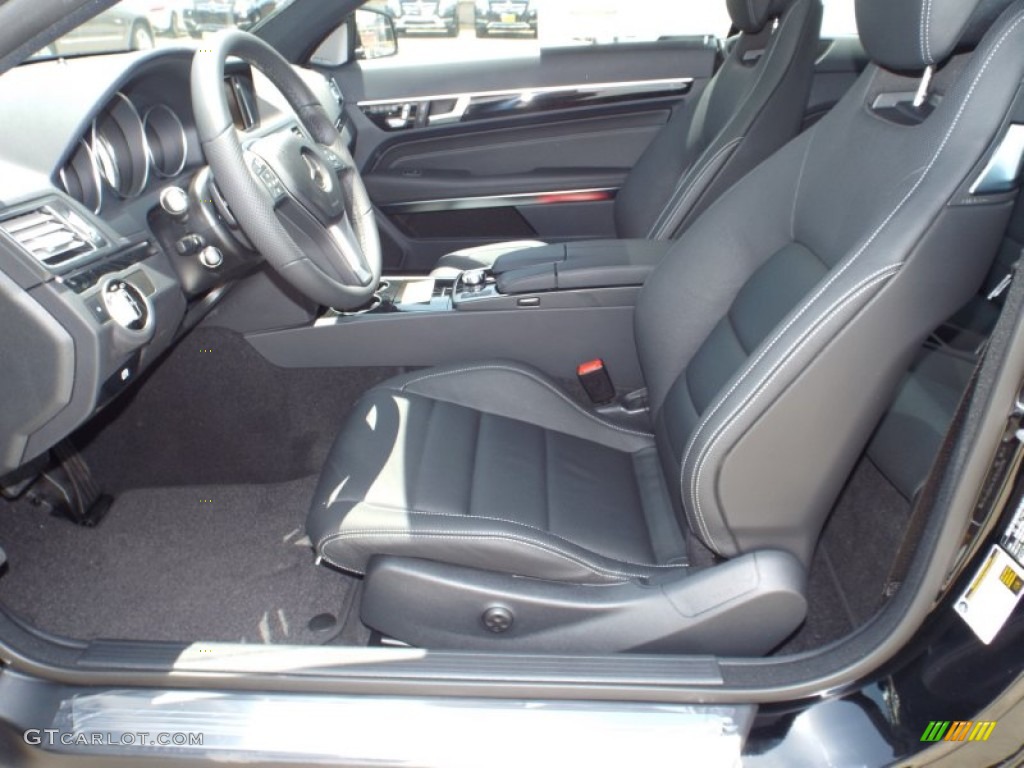 2014 E 350 Coupe - Black / Black photo #7