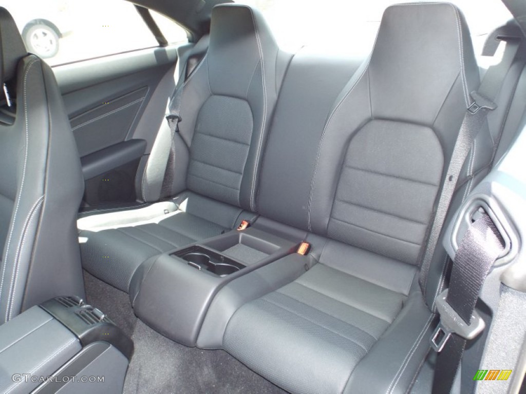 2014 E 350 Coupe - Black / Black photo #8