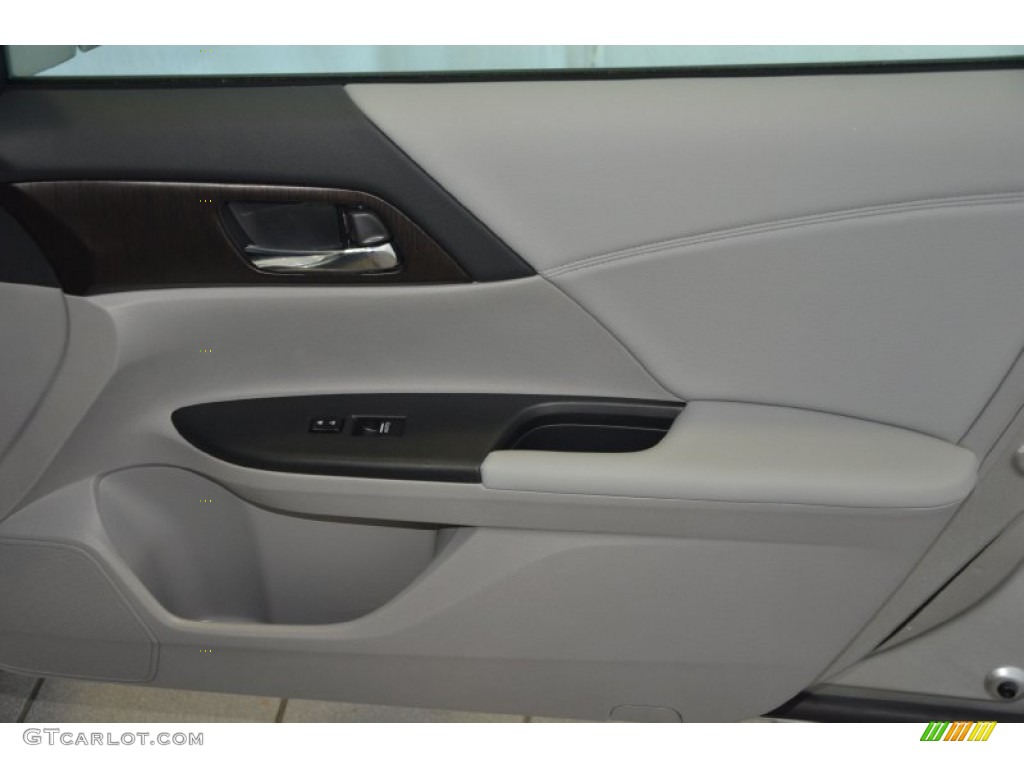 2014 Accord EX-L Sedan - Alabaster Silver Metallic / Gray photo #34