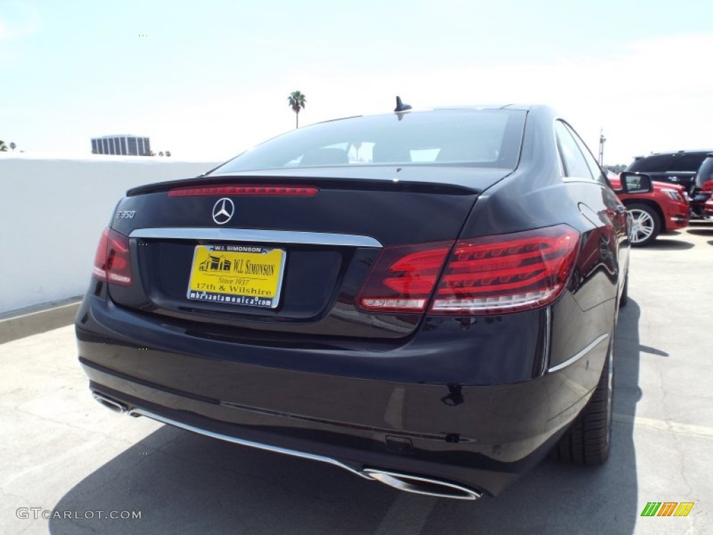 2014 E 350 Coupe - Black / Red/Black photo #4