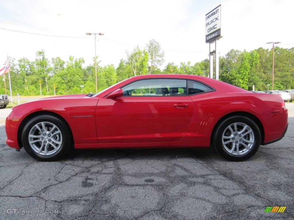 2014 Camaro LT Coupe - Red Hot / Gray photo #4