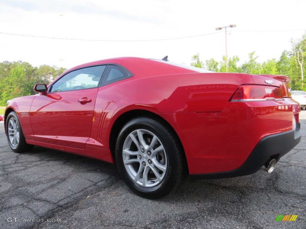 2014 Camaro LT Coupe - Red Hot / Gray photo #5