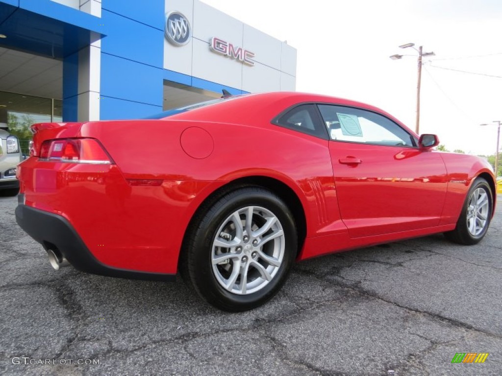 2014 Camaro LT Coupe - Red Hot / Gray photo #7