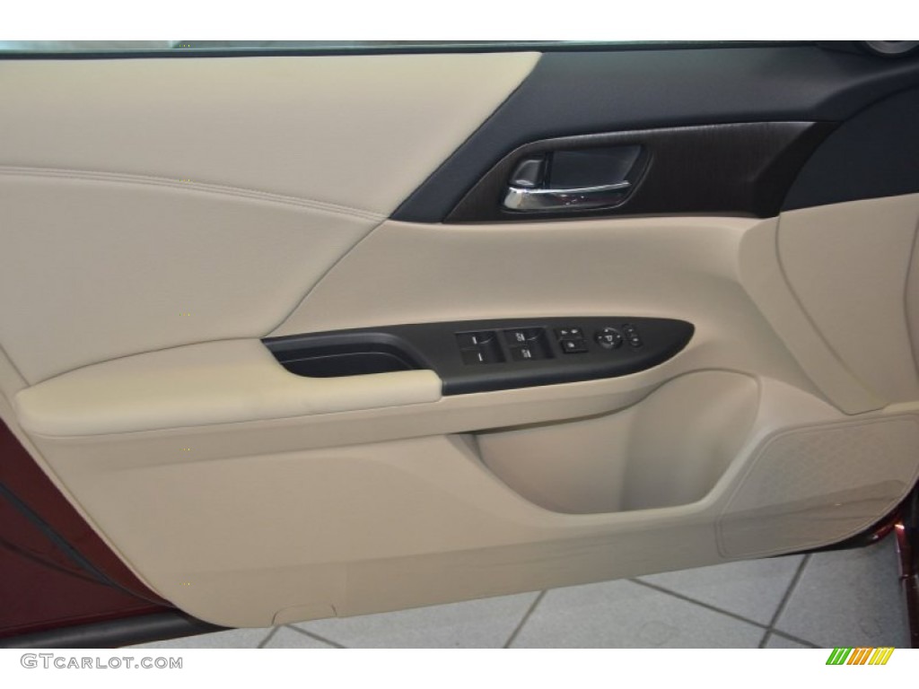 2014 Accord EX Sedan - Basque Red Pearl II / Ivory photo #9