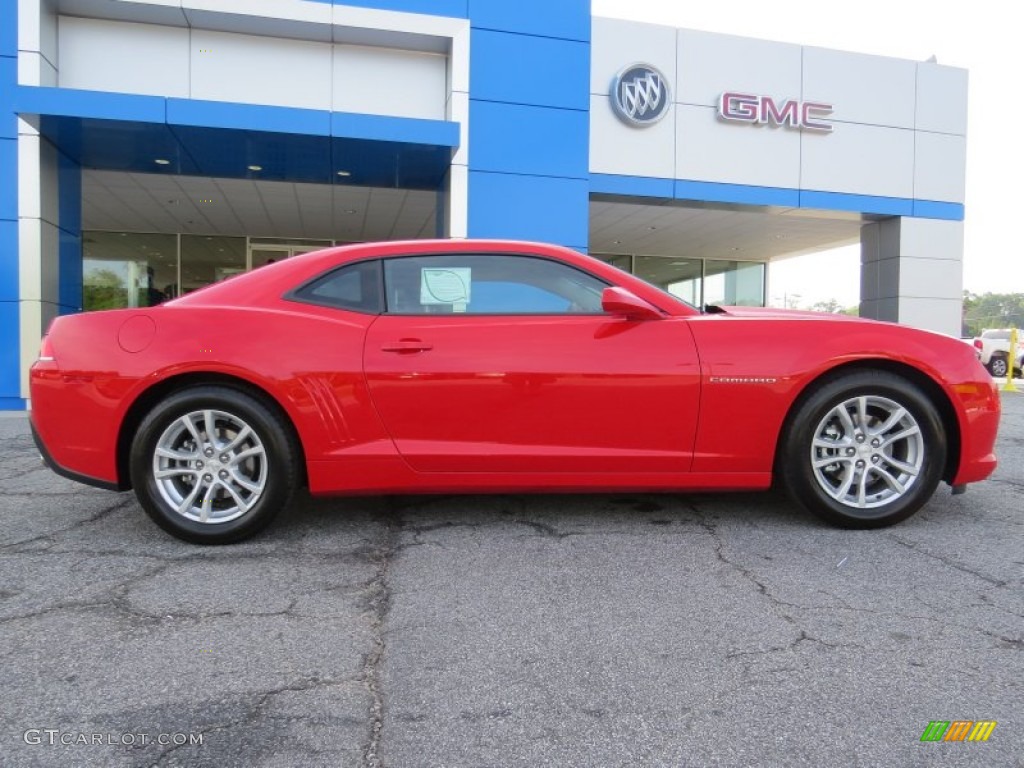 2014 Camaro LT Coupe - Red Hot / Gray photo #8