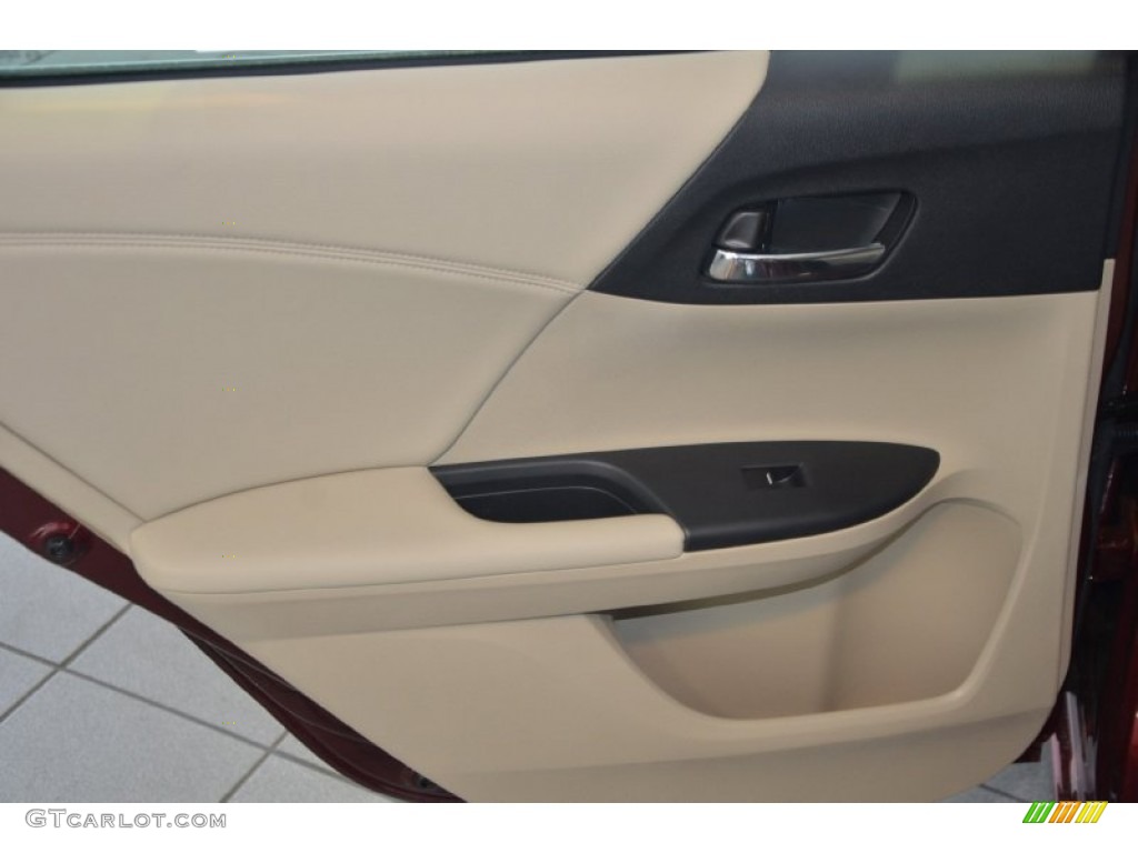 2014 Accord EX Sedan - Basque Red Pearl II / Ivory photo #26