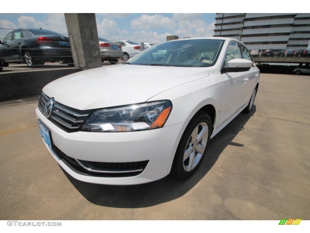 Candy White 2014 Volkswagen Passat 1.8T SE Exterior Photo #93933948