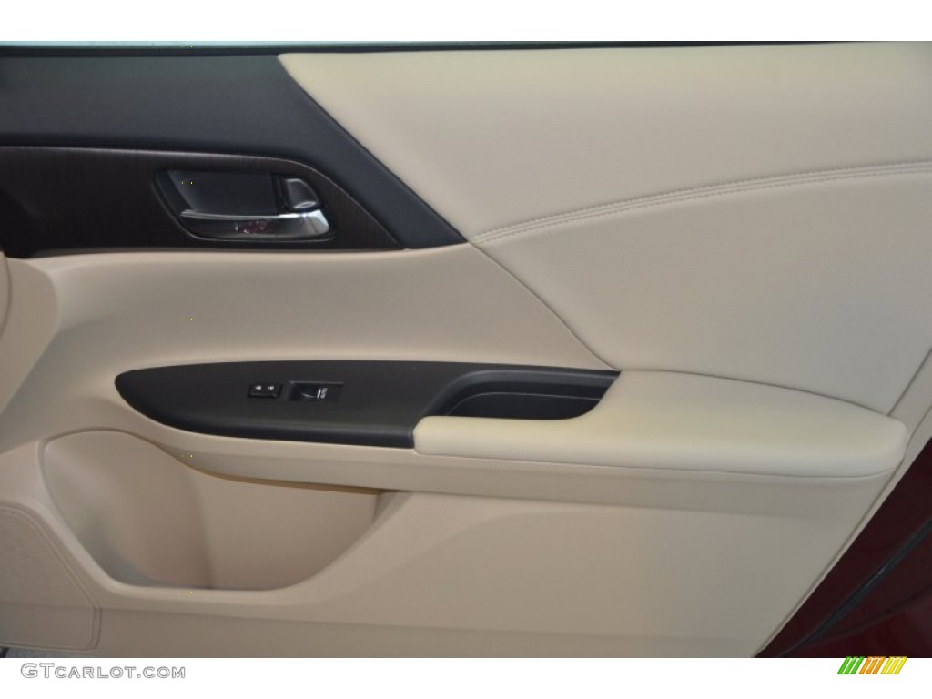 2014 Accord EX Sedan - Basque Red Pearl II / Ivory photo #30
