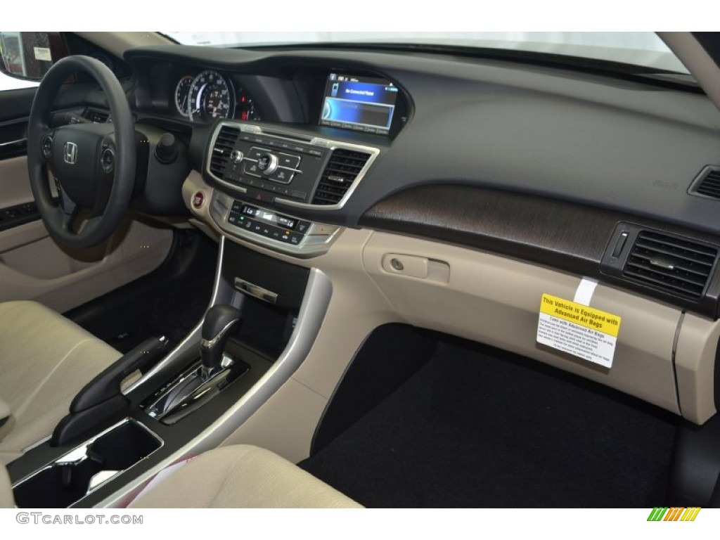 2014 Accord EX Sedan - Basque Red Pearl II / Ivory photo #31