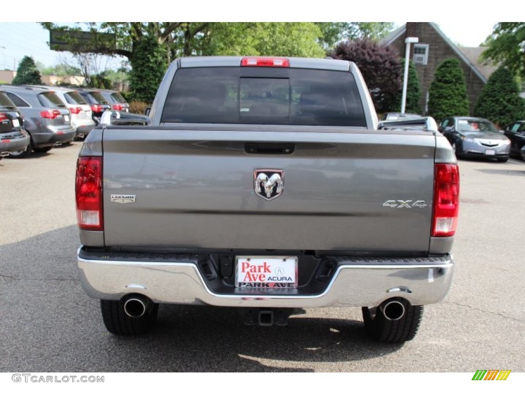 2012 Ram 1500 Laramie Crew Cab 4x4 - Mineral Gray Metallic / Dark Slate Gray photo #4