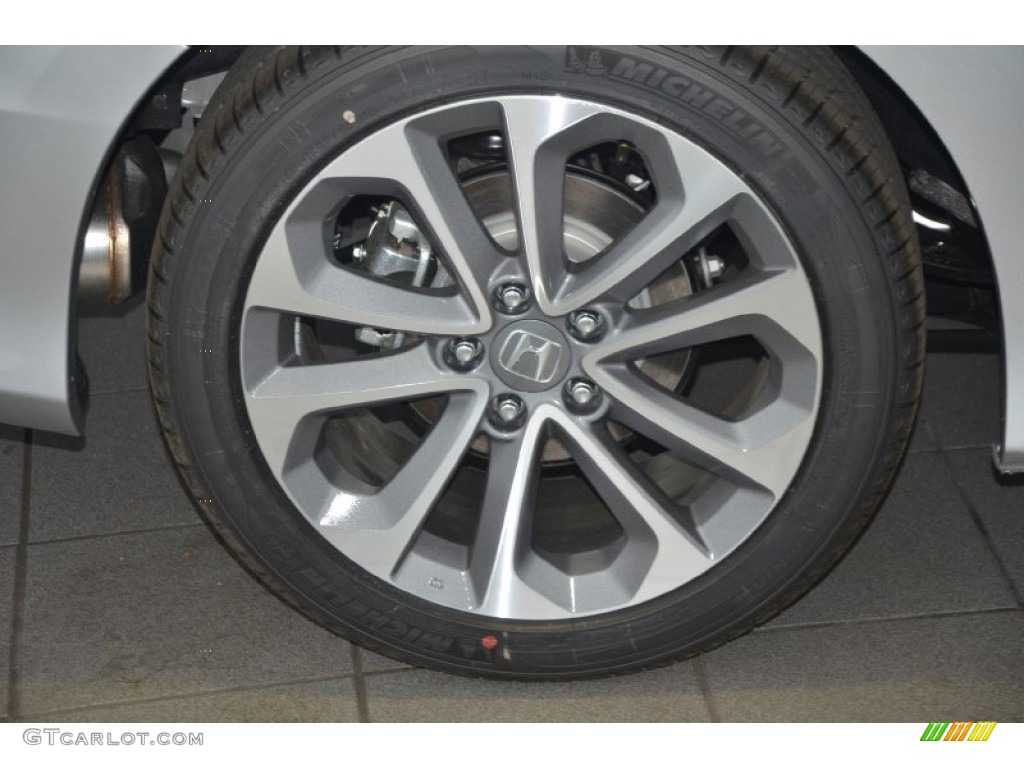 2014 Accord EX-L V6 Sedan - Alabaster Silver Metallic / Black photo #4