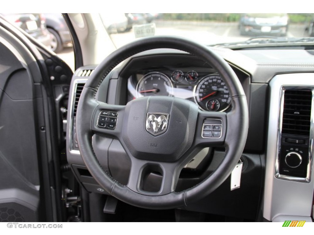 2012 Ram 1500 Laramie Crew Cab 4x4 - Mineral Gray Metallic / Dark Slate Gray photo #17