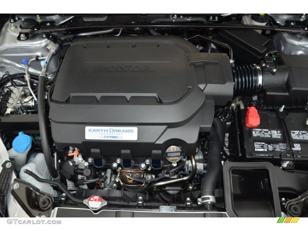 2014 Accord EX-L V6 Sedan - Alabaster Silver Metallic / Black photo #34