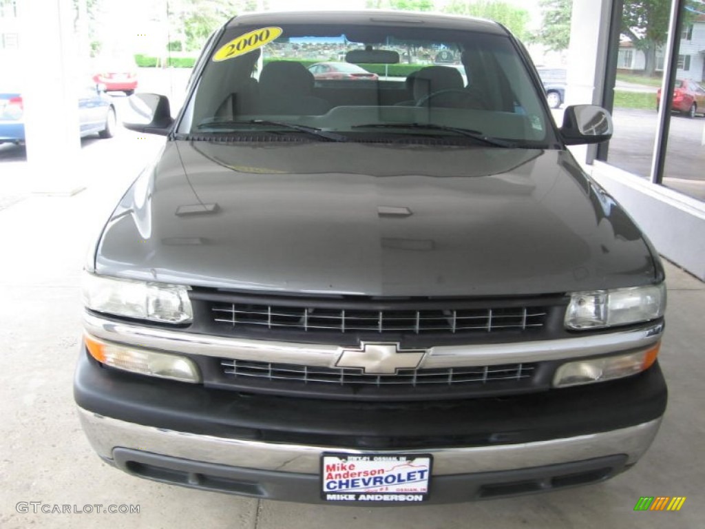 2000 Silverado 1500 LS Extended Cab - Charcoal Gray Metallic / Graphite photo #22