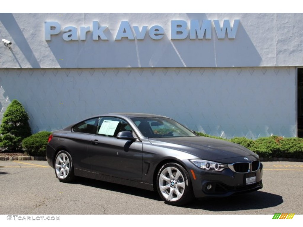 2014 4 Series 435i Coupe - Mineral Grey Metallic / Black photo #1