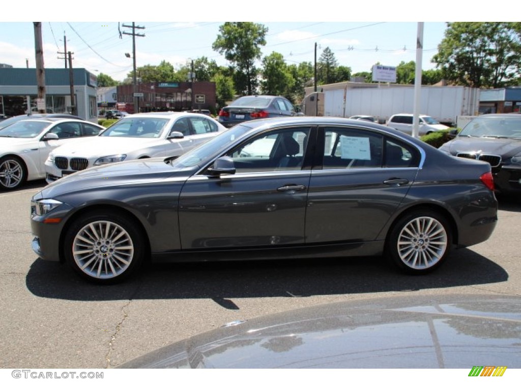 2014 3 Series 328i xDrive Sedan - Mineral Grey Metallic / Black photo #6