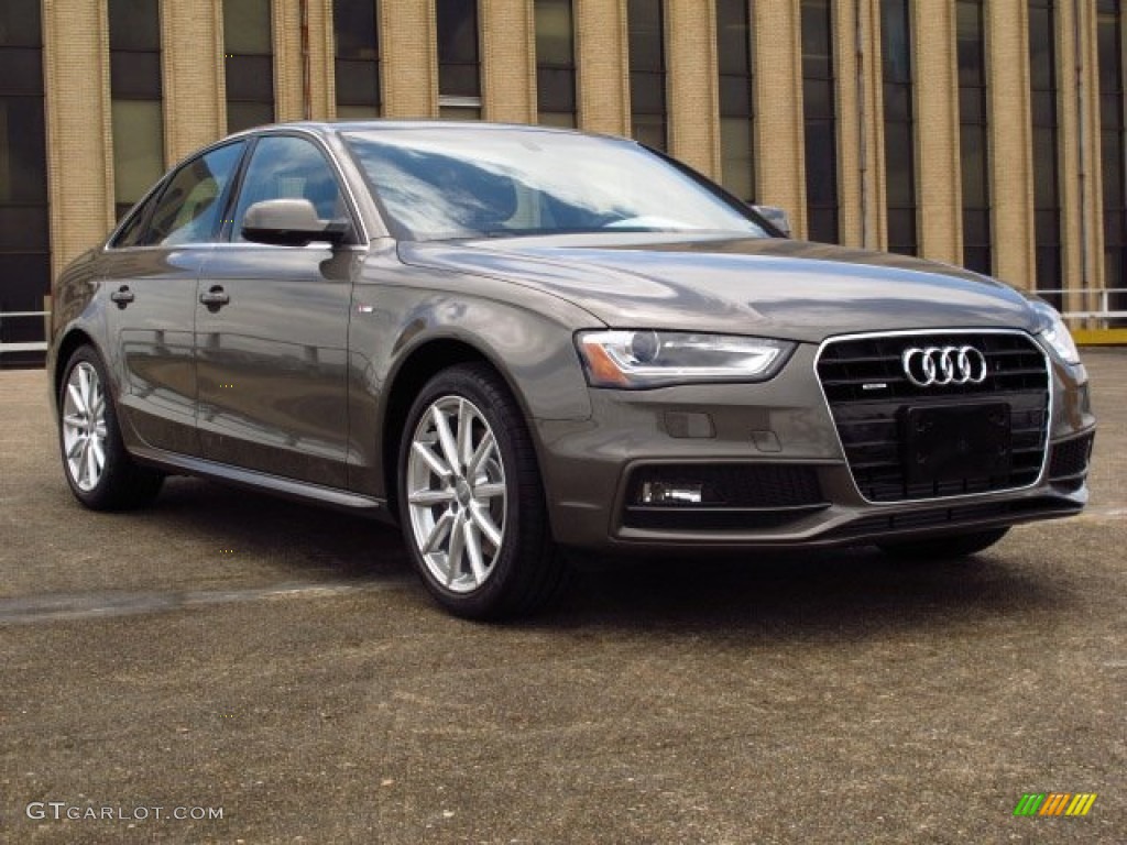 2014 A4 2.0T quattro Sedan - Dakota Grey Metallic / Chestnut Brown/Black photo #1