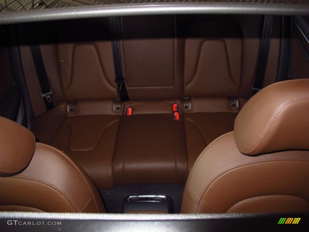 2014 A4 2.0T quattro Sedan - Dakota Grey Metallic / Chestnut Brown/Black photo #9