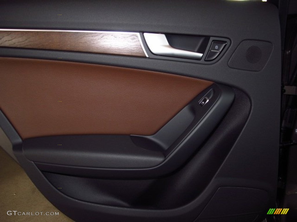 2014 A4 2.0T quattro Sedan - Dakota Grey Metallic / Chestnut Brown/Black photo #12