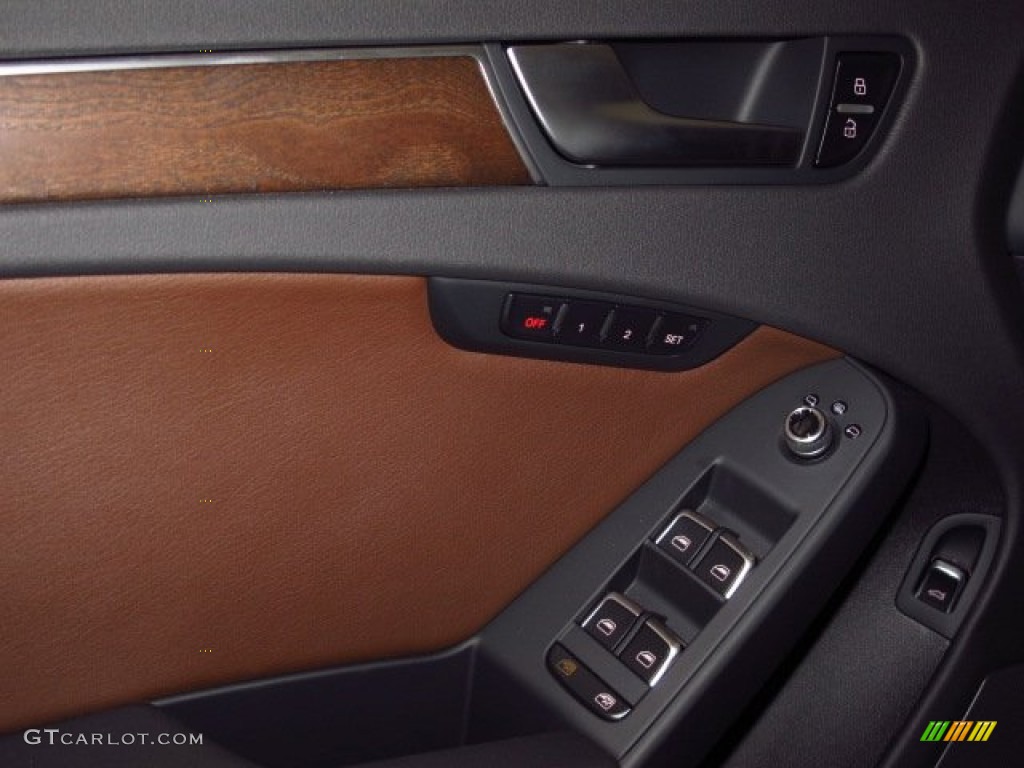 2014 A4 2.0T quattro Sedan - Dakota Grey Metallic / Chestnut Brown/Black photo #16