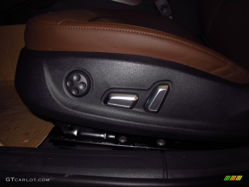 2014 A4 2.0T quattro Sedan - Dakota Grey Metallic / Chestnut Brown/Black photo #17