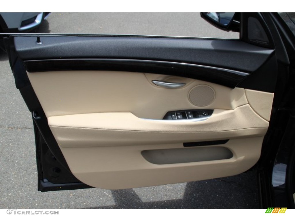 2014 BMW 5 Series 535i xDrive Gran Turismo Venetian Beige Door Panel Photo #93940899