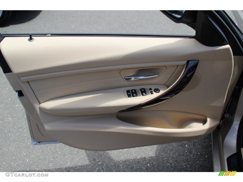 2013 BMW 3 Series 328i xDrive Sedan Venetian Beige Door Panel Photo #93941577