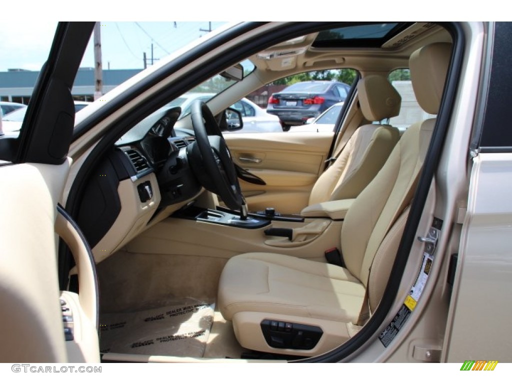 2013 3 Series 328i xDrive Sedan - Orion Silver Metallic / Venetian Beige photo #11