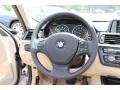 Venetian Beige Steering Wheel Photo for 2013 BMW 3 Series #93941742