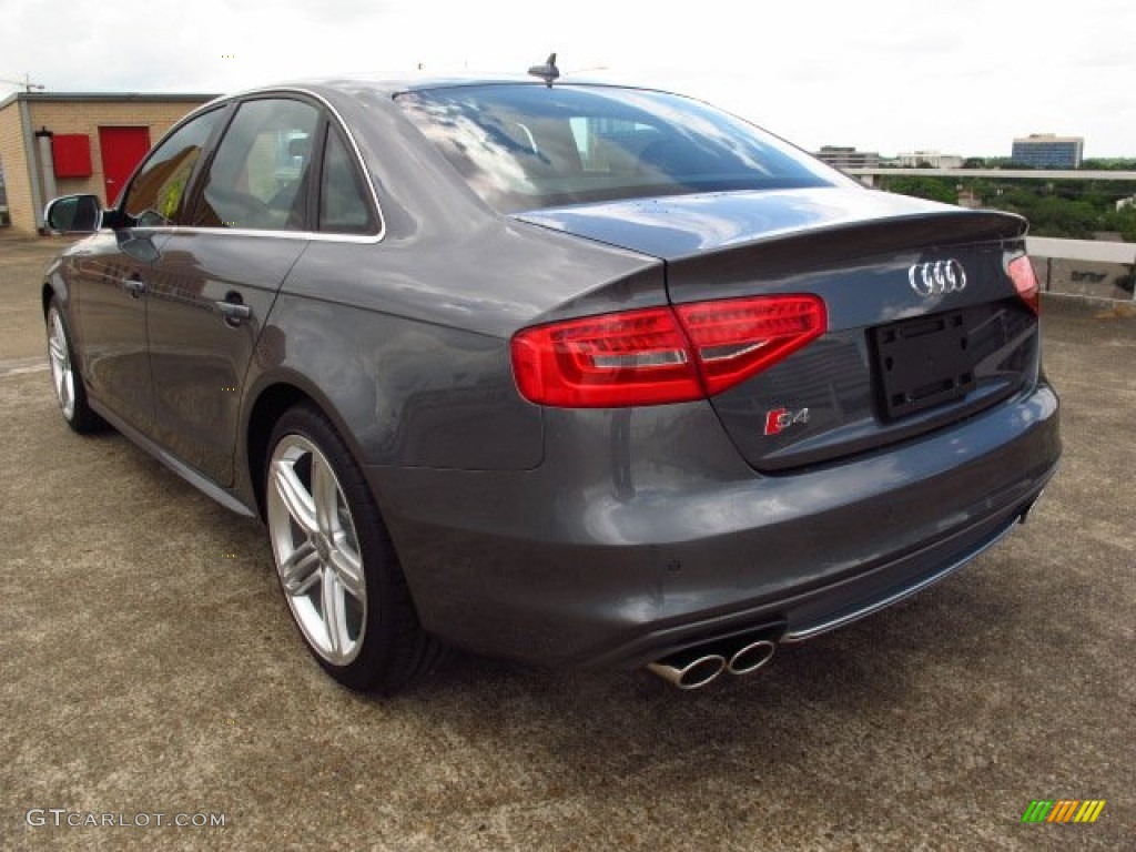 2014 S4 Premium plus 3.0 TFSI quattro - Monsoon Gray Metallic / Black photo #4